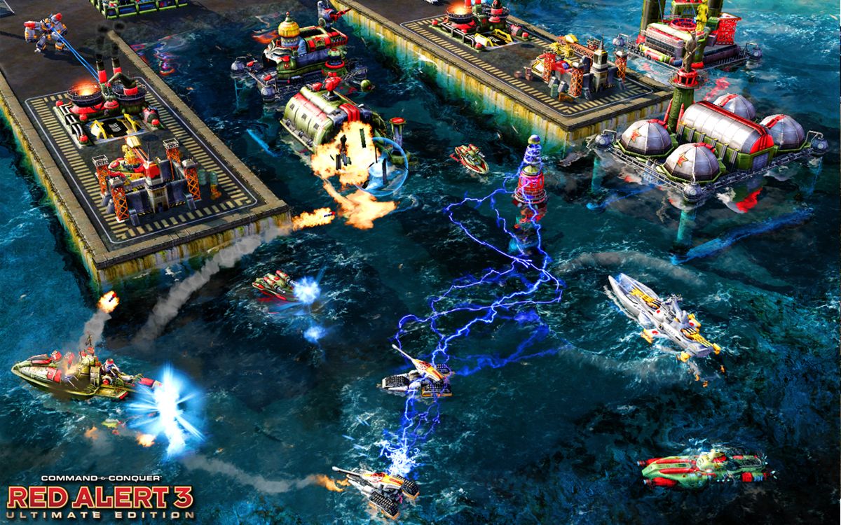 Command & Conquer: Red Alert 3 - Ultimate Edition Screenshot (Electronic Arts UK Press Extranet, 2009-01-21): Soviets vs. Empire 1
