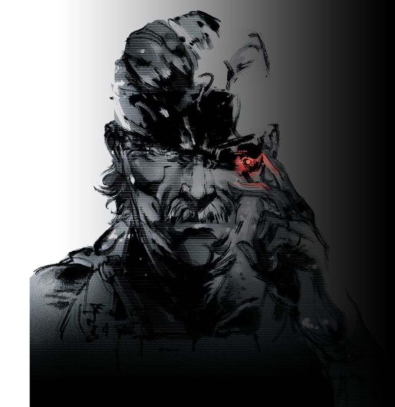 Metal Gear Solid 4: Guns of the Patriots Concept Art (Metal Gear Solid 4 Press Assets disc): Illustration black
