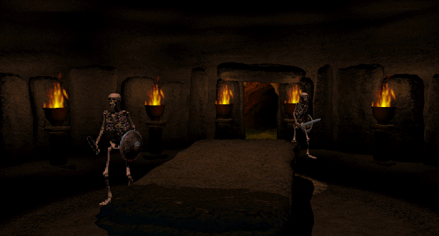Chronicles of the Sword Screenshot (Psygnosis E3 1995): Temple 2
