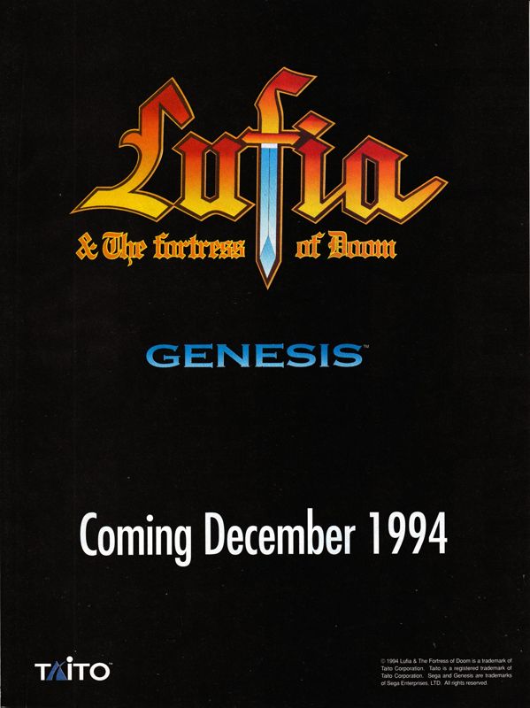 Lufia & the Fortress of Doom official promotional image - MobyGames