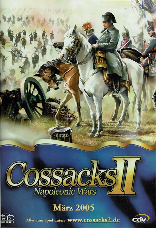 Cossacks II: Napoleonic Wars Magazine Advertisement (Magazine Advertisements): PC Powerplay (Germany), Issue 02/2005