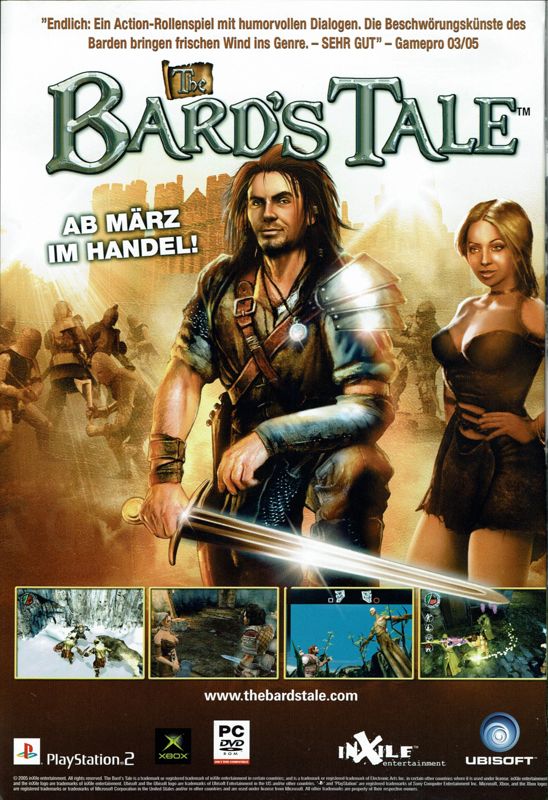 The Bard's Tale Magazine Advertisement (Magazine Advertisements):<br> PC Powerplay (Germany), Issue 03/2005