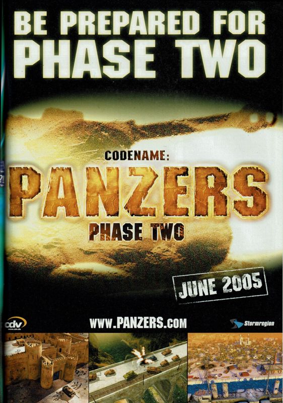 Codename: Panzers - Phase Two Magazine Advertisement (Magazine Advertisements): PC Powerplay (Germany), Issue 04/2005