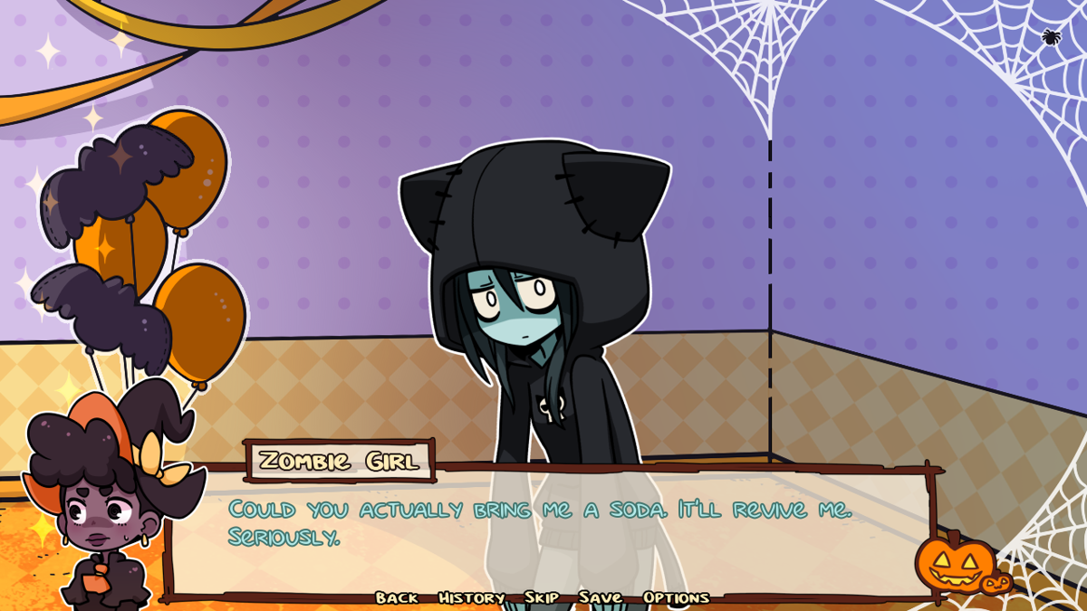 First Kiss at a Spooky Soirée Screenshot (Itch store)