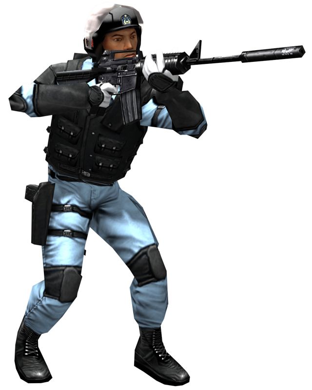 Counter-Strike: Condition Zero Render (Counter-Strike: Condition Zero - Fansite Kit): Japanese Police a.k.a. Kidotai