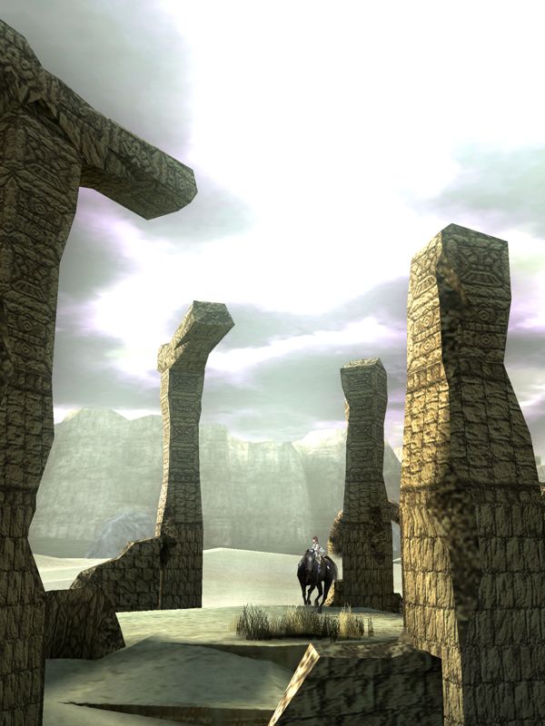 Shadow of the Colossus Screenshot (Sony Europe press disc)