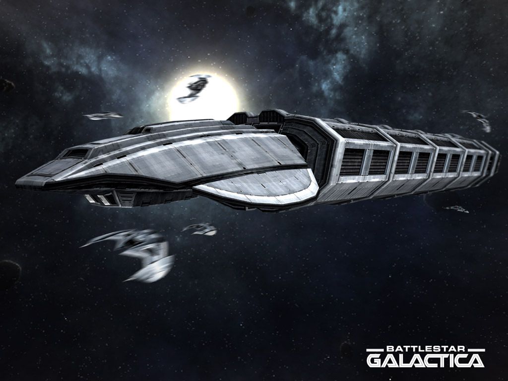 Battlestar Galactica Render (Battlestar Galactica Fansite Kit): Quart