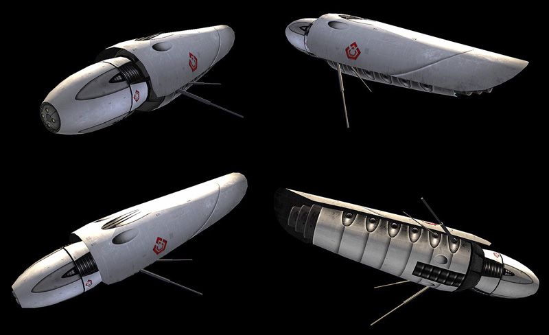 Battlestar Galactica Render (Battlestar Galactica Fansite Kit): Troop Ship