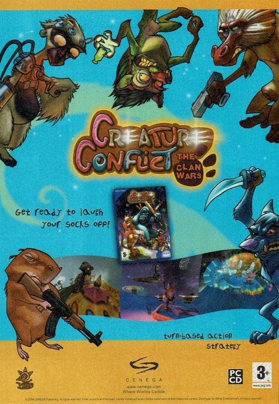 Creature Conflict: The Clan Wars Magazine Advertisement (Magazine Advertisements): PC Powerplay (Germany), Issue 09/2005