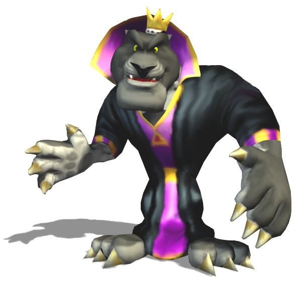 Conker's Bad Fur Day Render (Official Promo from Conker's Homeland): Panther King