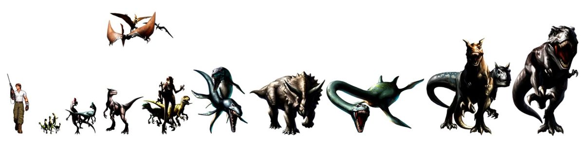 Dino Stalker Concept Art (CAPCOM E3 2002 Press Kit)