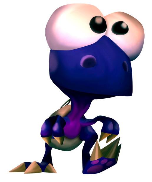 Conker's Bad Fur Day Render (Official Promo from Conker's Homeland): Dino Baby