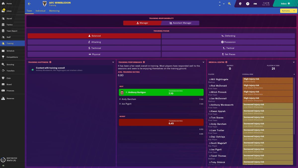 Football Manager 2019 Touch Screenshot (Steam)