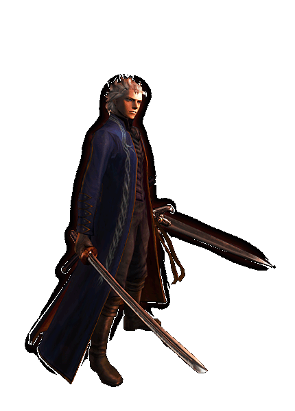 Devil May Cry 3: Dante's Awakening Render (Official Website (Japan)): Vergil Final [black]