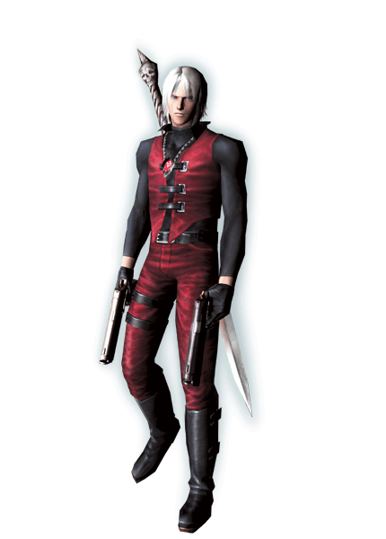 DMC3 - Dante (DMC1 Coatless) by DatKofGuy on DeviantArt