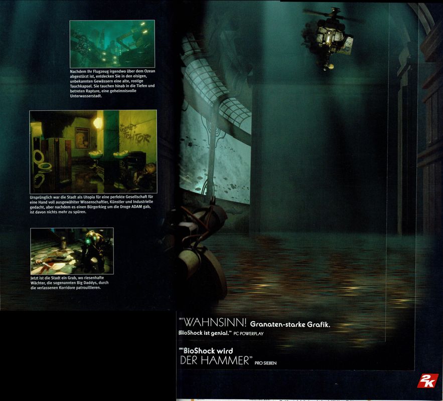 BioShock Magazine Advertisement (Magazine Advertisements): PC Powerplay (Germany), Issue 08/2007 Part 2