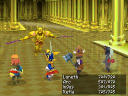 Final Fantasy III Screenshot (Nintendo Wii Preview CD): Battle 3