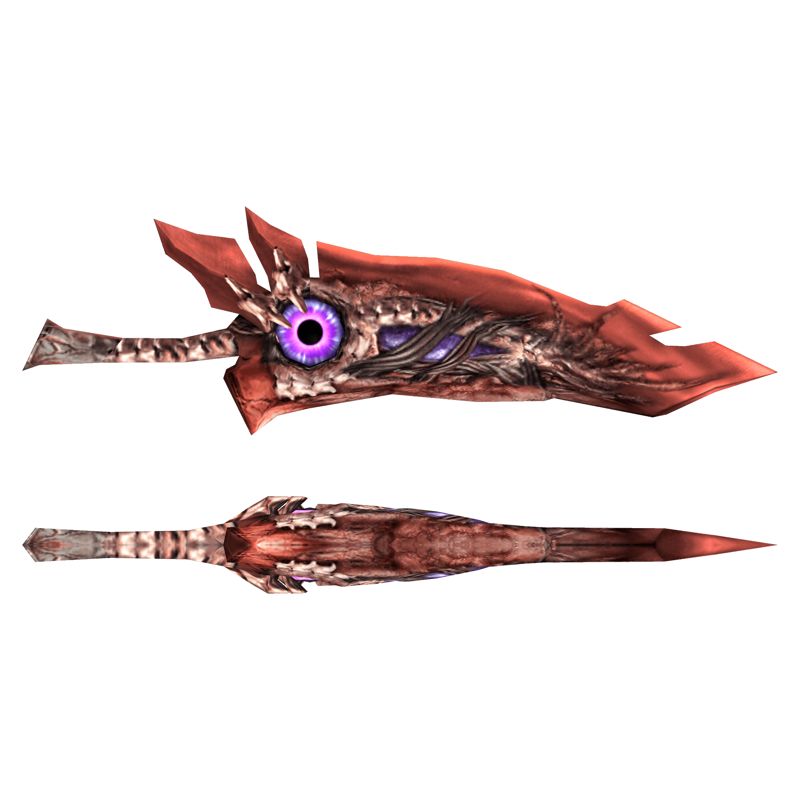 SoulCalibur III Render (Sony Europe press disc): Weapons artwork - 3D weapons - Nightmare