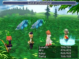 Final Fantasy III Screenshot (Nintendo Wii Preview CD): Battle 4