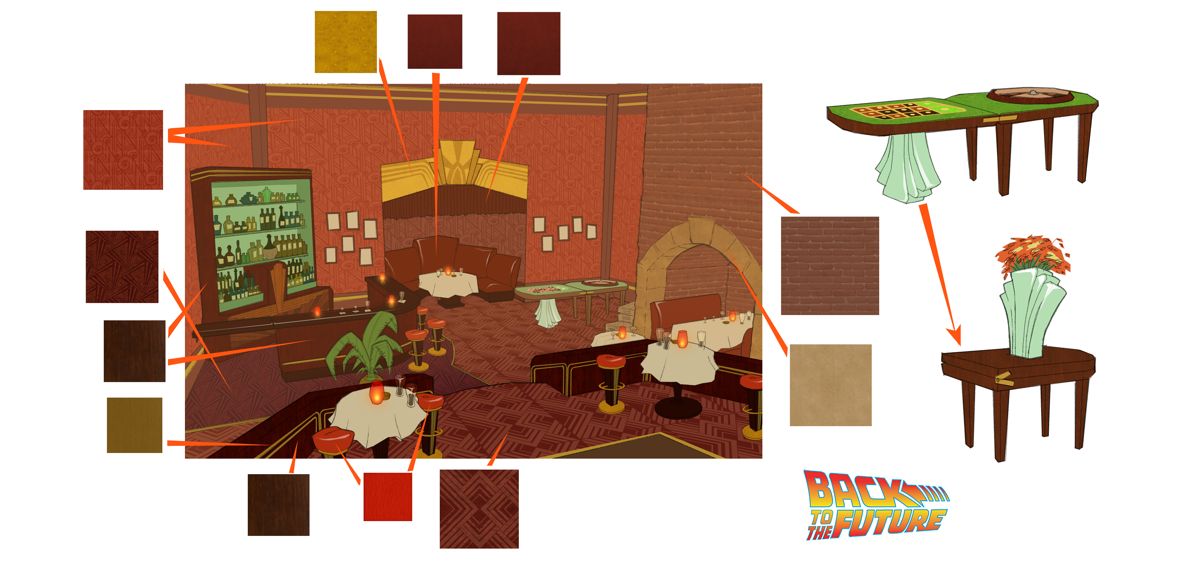 Back to the Future: The Game Concept Art (Koch Media FTP site): Speakeasy textures and props1