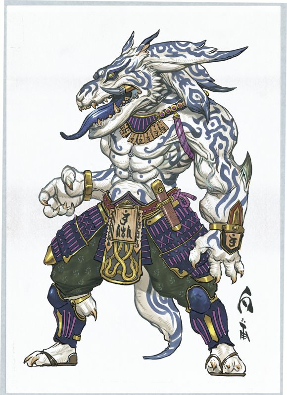 Genji: Dawn of the Samurai Concept Art (Sony Europe press disc): Concept Art - Mononoke - Beast Demon