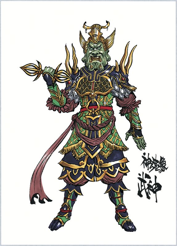 Genji: Dawn of the Samurai Concept Art (Sony Europe press disc): Concept Art - Heishi - Heishi Priest