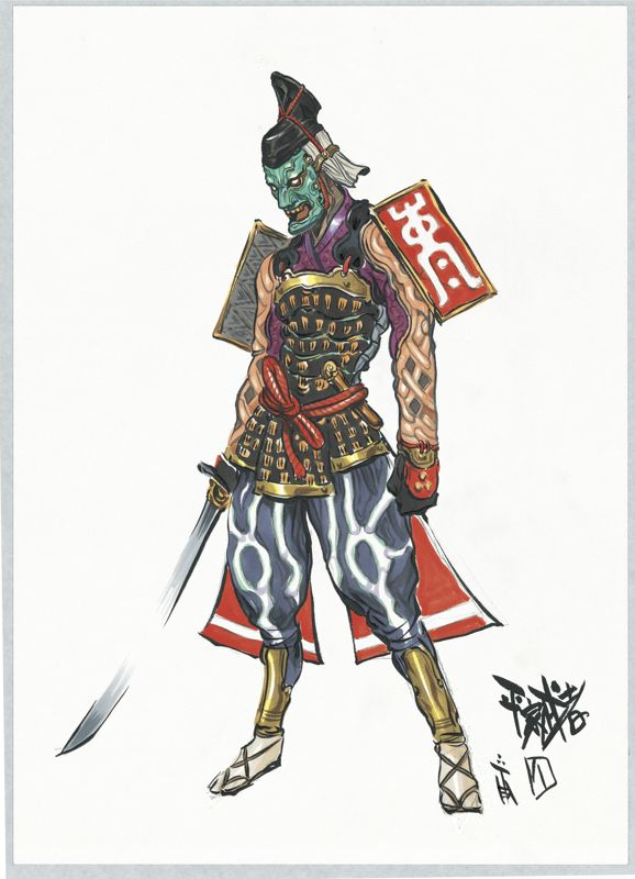 Genji: Dawn of the Samurai Concept Art (Sony Europe press disc): Concept Art - Heishi - Heishi Warrior