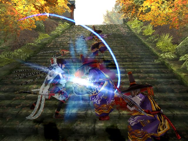 Genji: Dawn of the Samurai Screenshot (Sony Europe press disc): Screenshots - In Game - Yoshitsune Forest 2
