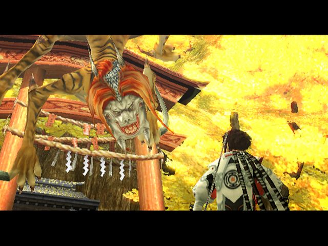 Genji: Dawn of the Samurai Screenshot (Sony Europe press disc): Screenshots - In Game - Yoshitsune Vs Nue 1