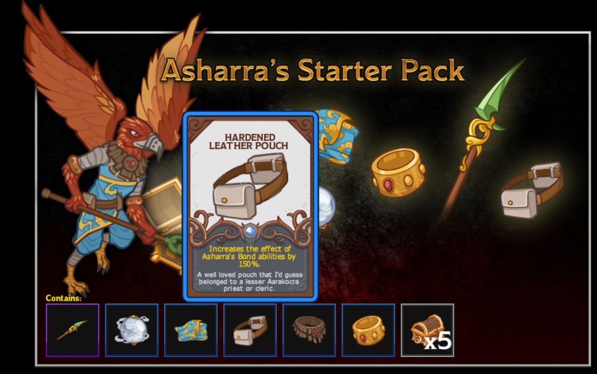 Idle Champions Of The Forgotten Realms Asharra S Starter Pack Official Promotional Image