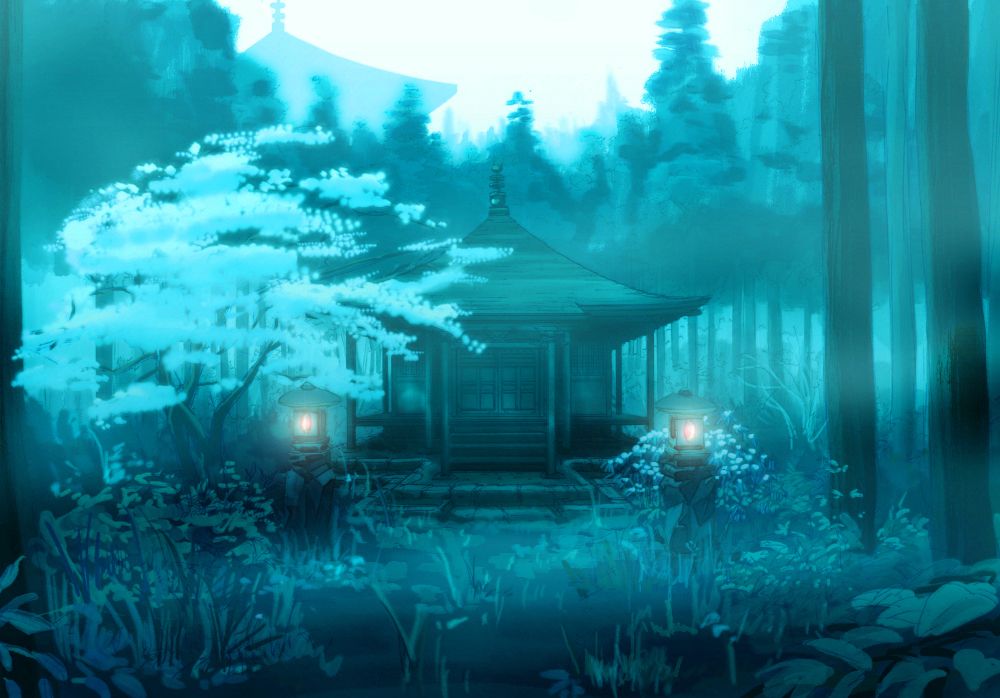 Genji: Dawn of the Samurai Concept Art (Sony Europe press disc): Environment Concepts - Yoshitsune's House