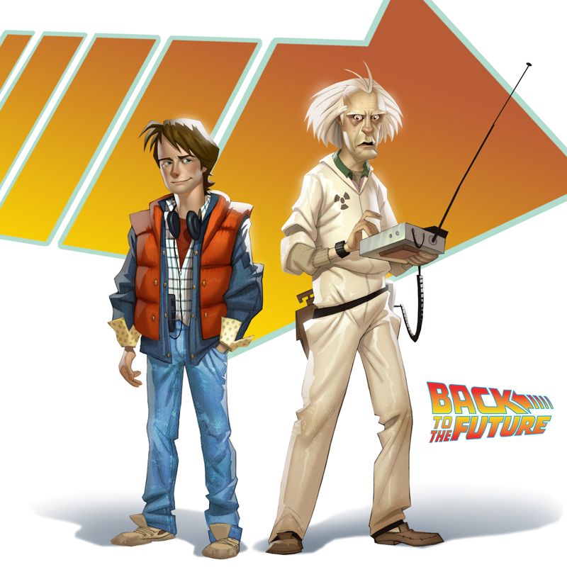 Back to the Future: The Game Concept Art (Koch Media FTP site): Doc and Marty