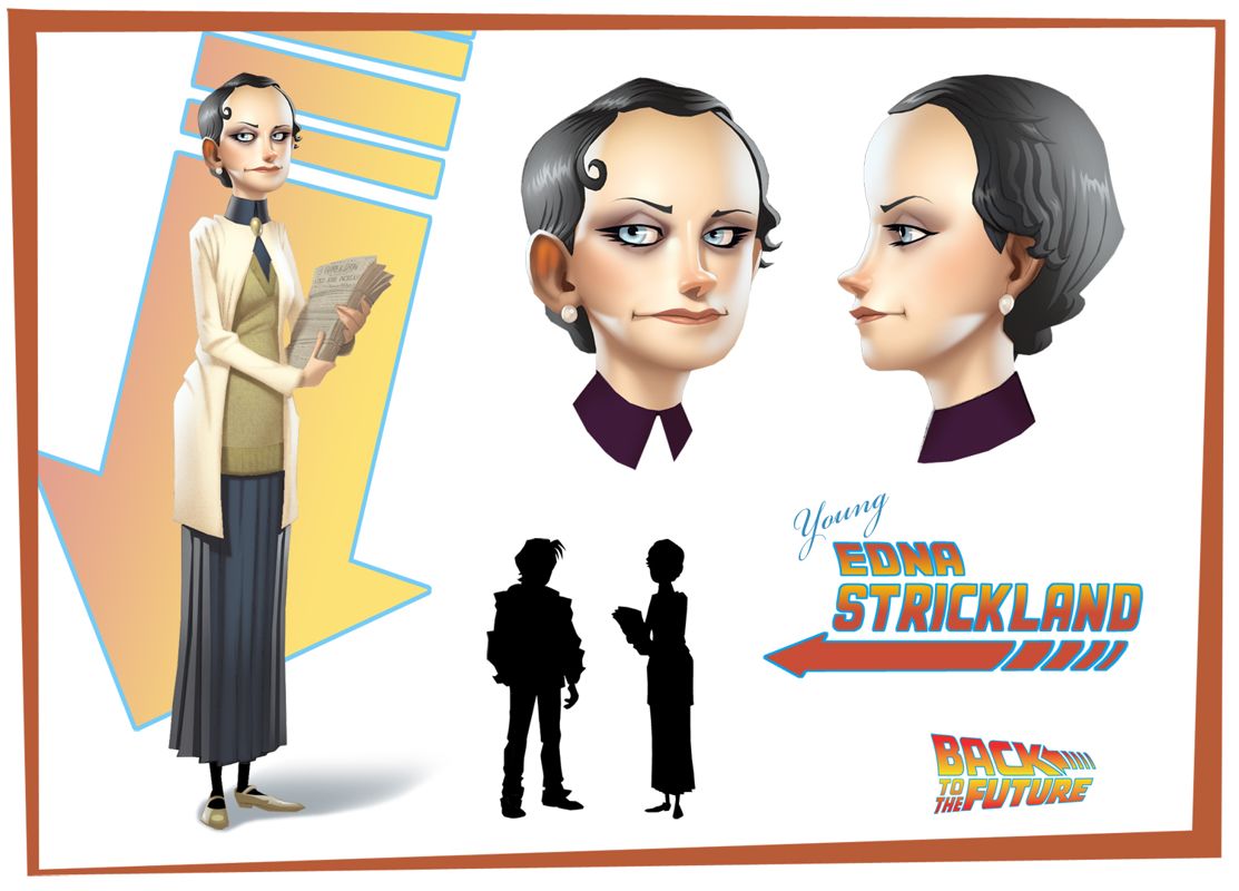 Back to the Future: The Game Concept Art (Koch Media FTP site): Edna Strickland 1931 (version1)