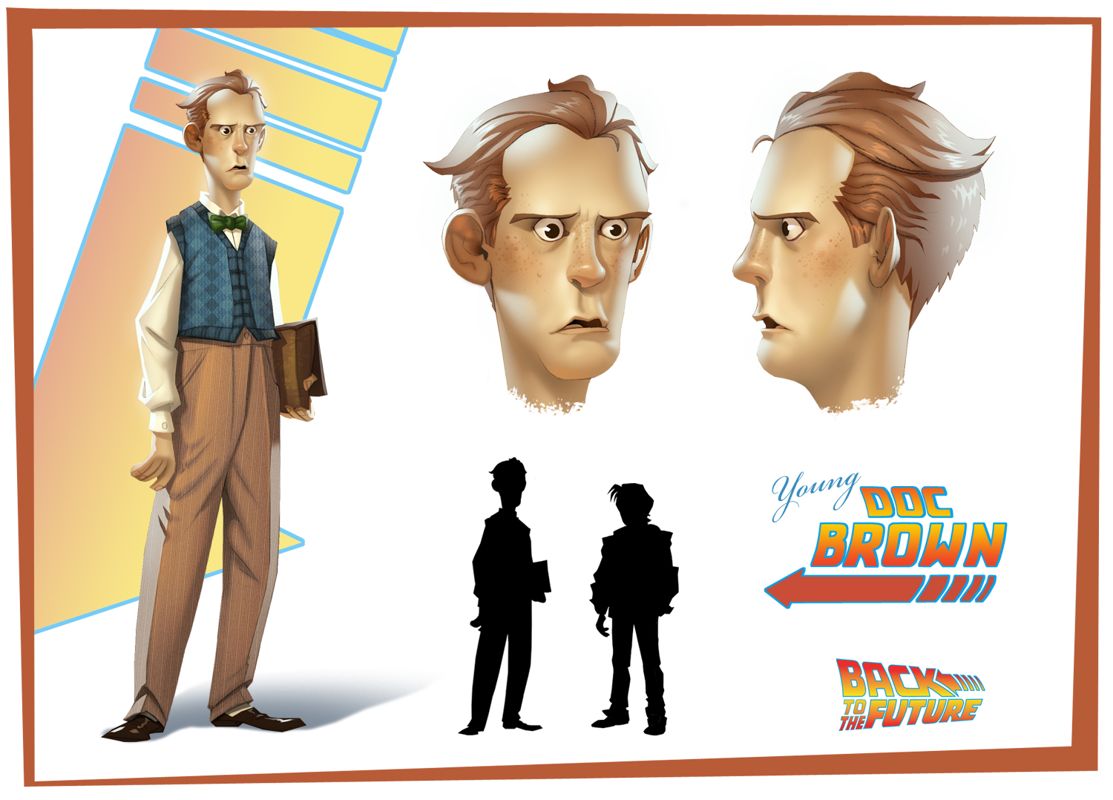 Back to the Future: The Game Concept Art (Koch Media FTP site): Emmett Brown 1931