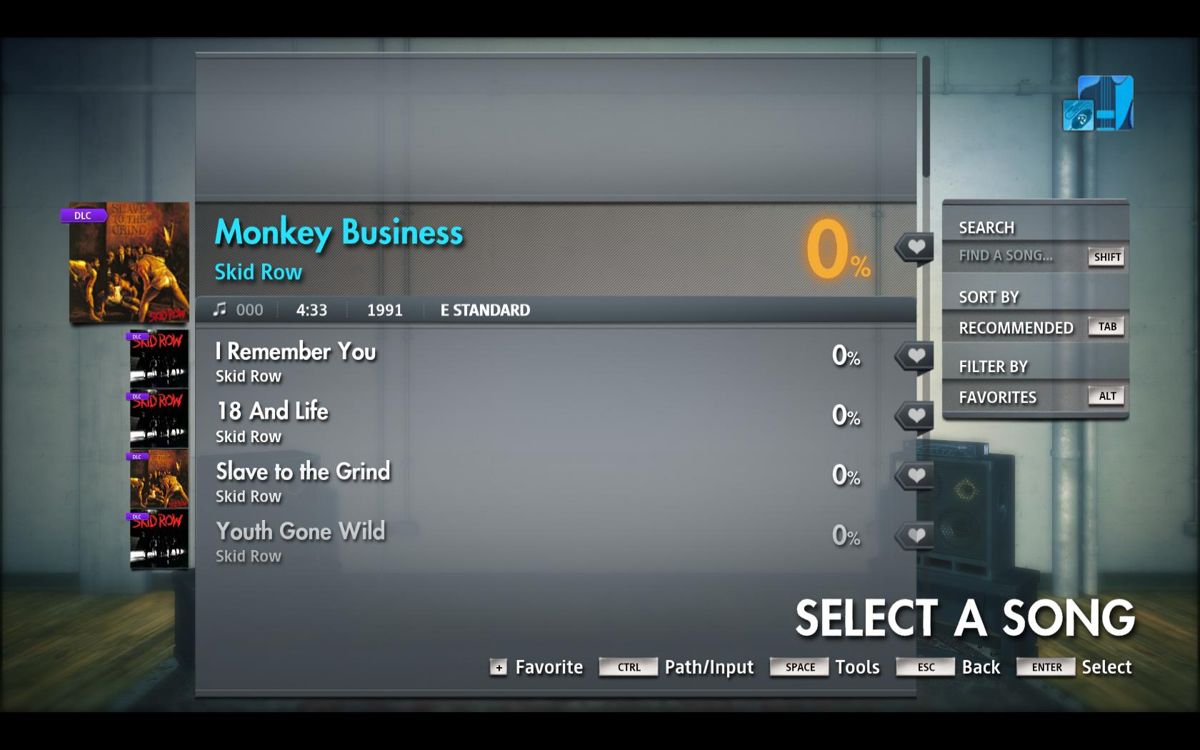 Rocksmith: All-new 2014 Edition - Skid Row: Monkey Business Screenshot (Steam)