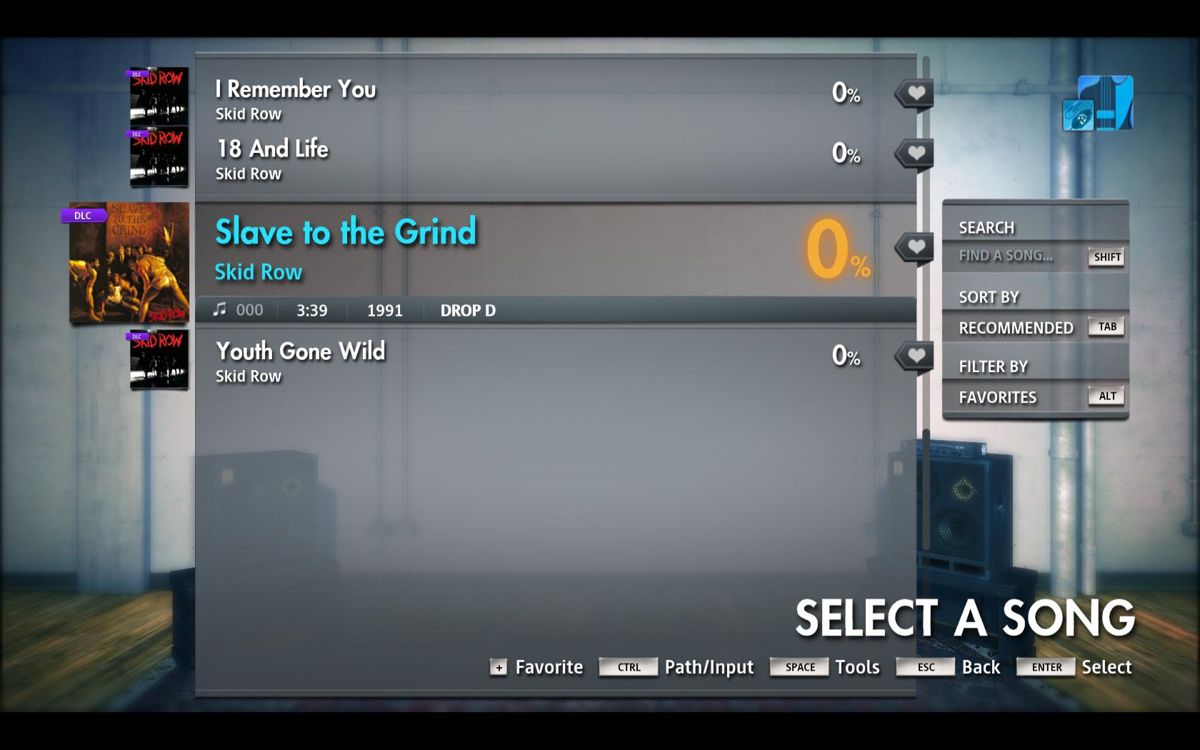 Rocksmith: All-new 2014 Edition - Skid Row: Slave to the Grind Screenshot (Steam)