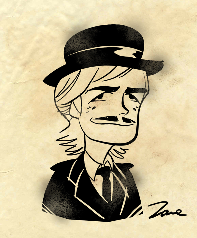 Back to the Future: The Game Concept Art (Koch Media FTP site): Marty caricature