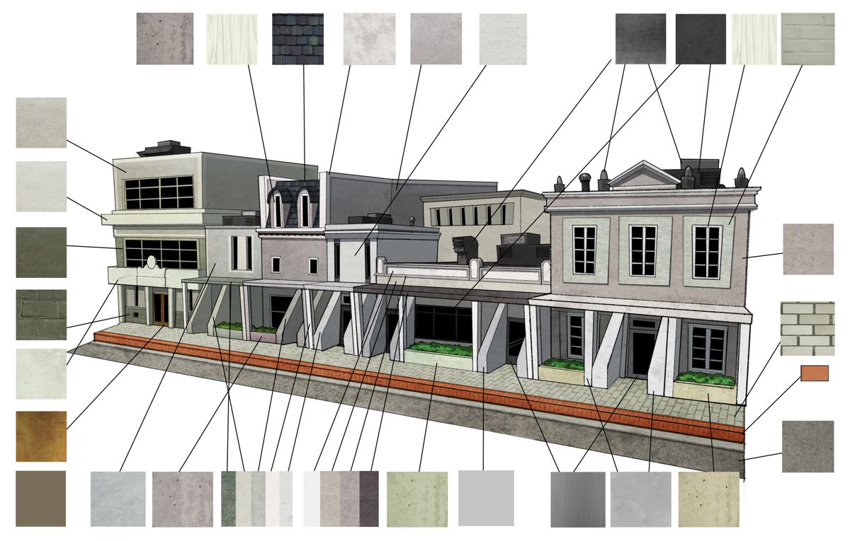 Back to the Future: The Game Concept Art (Koch Media FTP site): Side Businesses alt1985