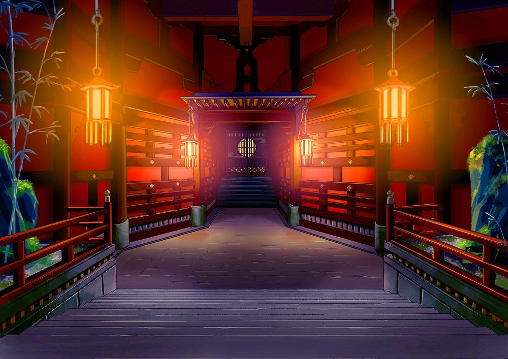 Genji: Dawn of the Samurai Concept Art (Sony Europe press disc): Environment Concepts - Heiankyo Palace Hall