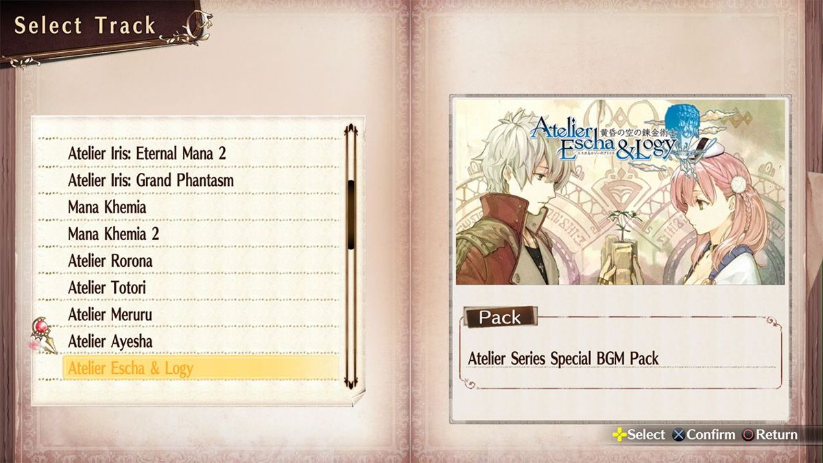 Atelier Sophie: The Alchemist of the Mysterious Book - Atelier Series Special BGM Pack Screenshot (PlayStation Store)
