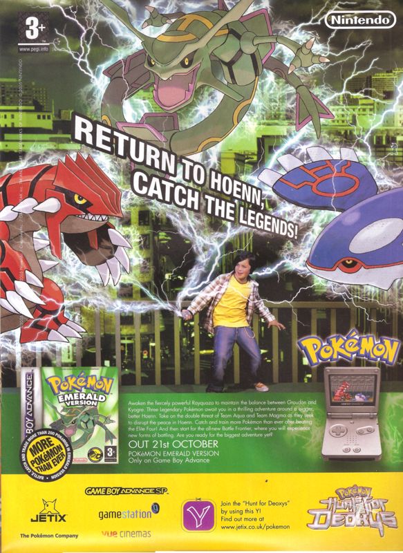 Pokemon Emerald, Hoenn merece ser revisitada. – fbsnowpalavras