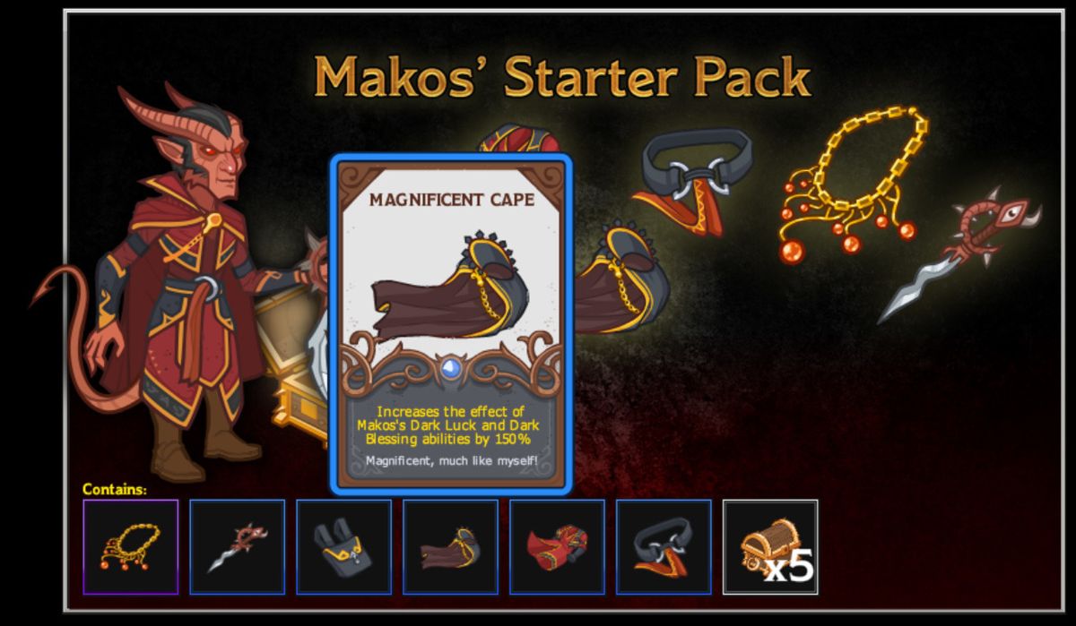 Idle Champions of the Forgotten Realms: Makos' Starter Pack Screenshot (Steam)