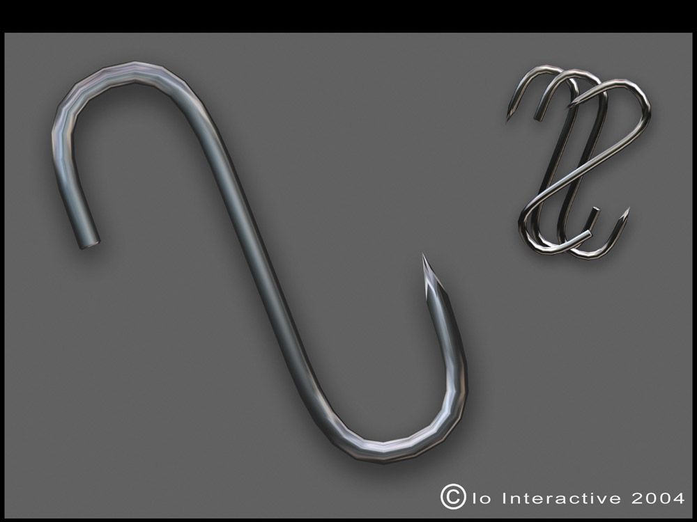 Hitman: Contracts Render (Hitman Contracts Fansite Kit): Meat Hook