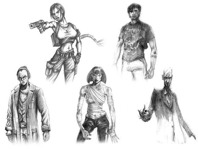 Lara Croft: Tomb Raider - The Angel of Darkness Concept Art (Tomb Raider Fansite Kit): Char1