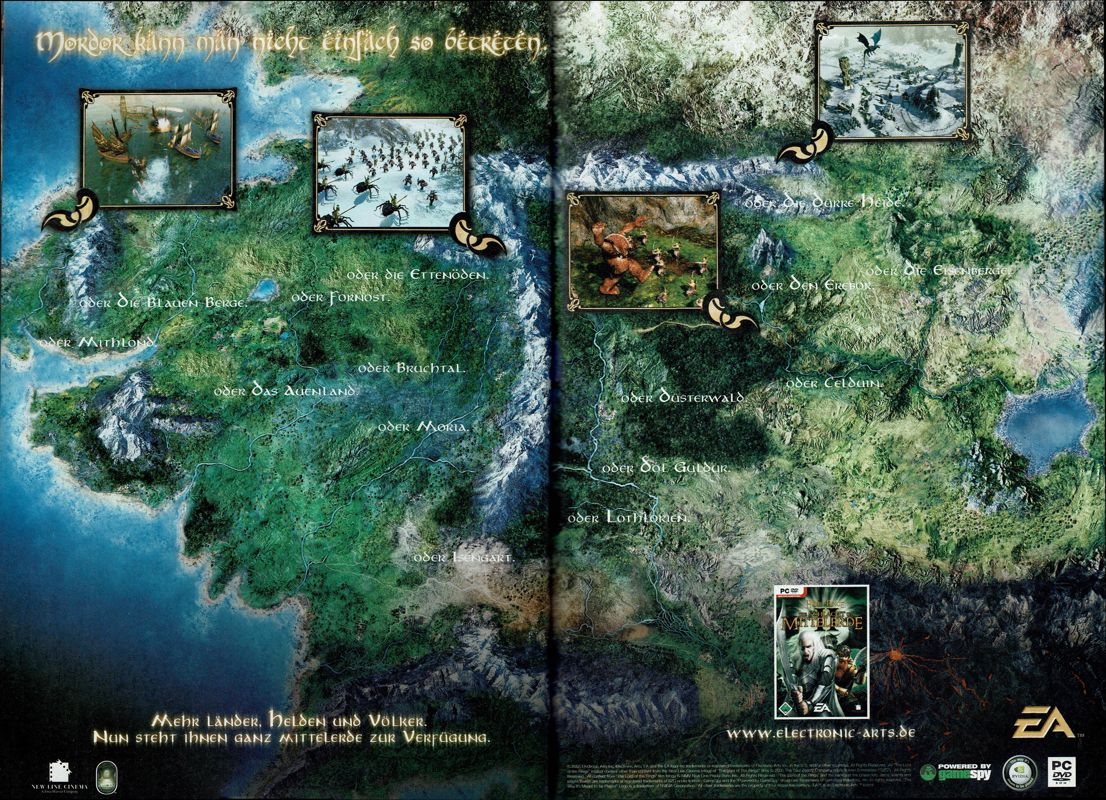 The Lord of the Rings: The Battle for Middle-earth II Magazine Advertisement (Magazine Advertisements): PC Powerplay (Germany), Issue 03/2006