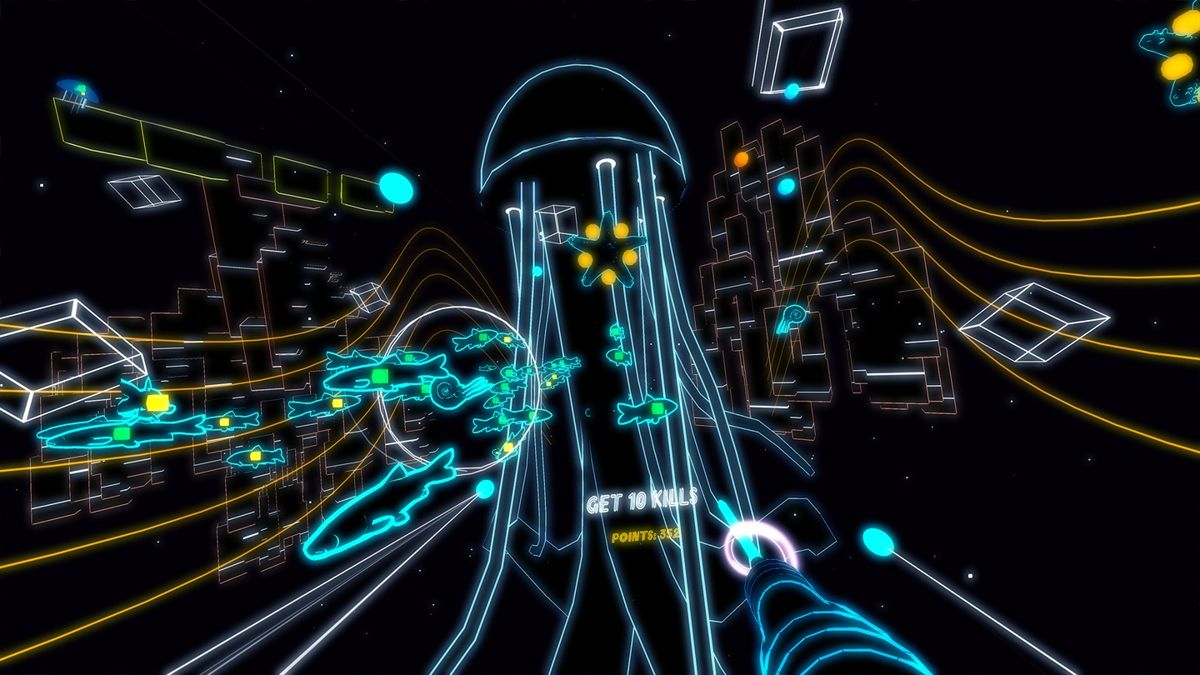 Neon Blast VR Screenshot (Oculus.com (Oculus Go))