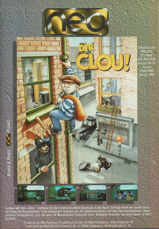 The Clue! Magazine Advertisement (Magazine Advertisements): PC Joker (Germany), Issue 06/1994