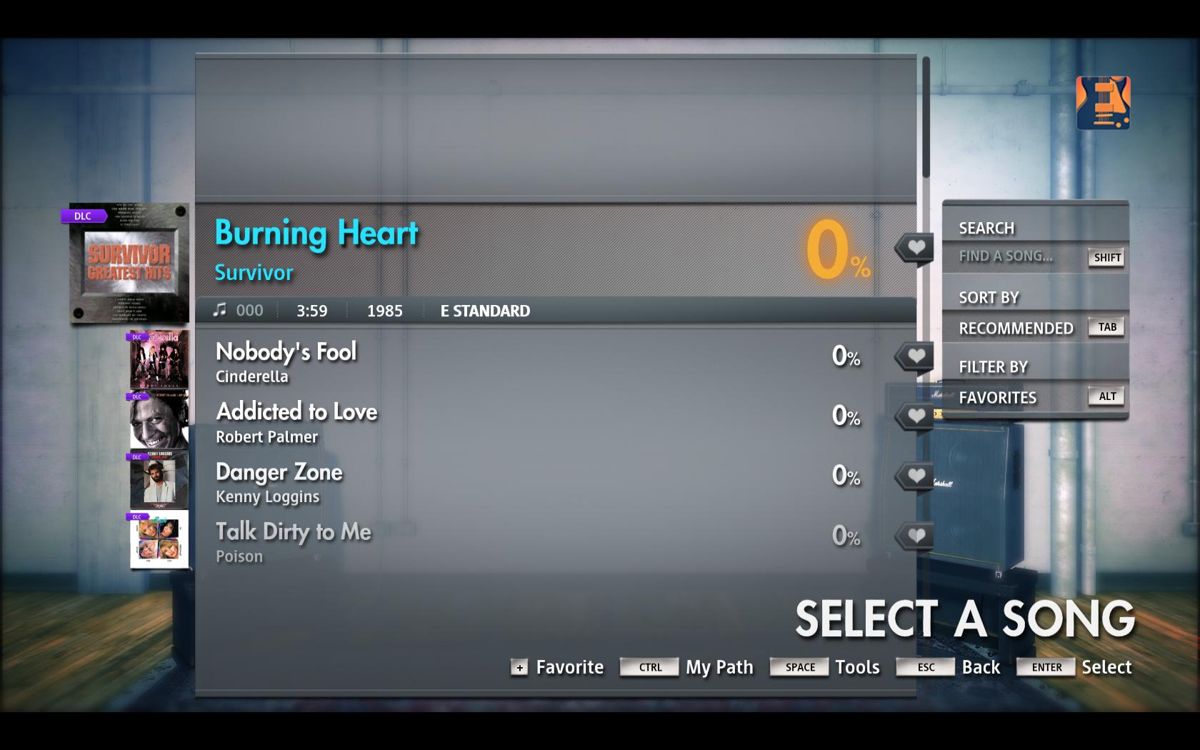 Rocksmith: All-new 2014 Edition - Survivor: Burning Heart Screenshot (Steam)