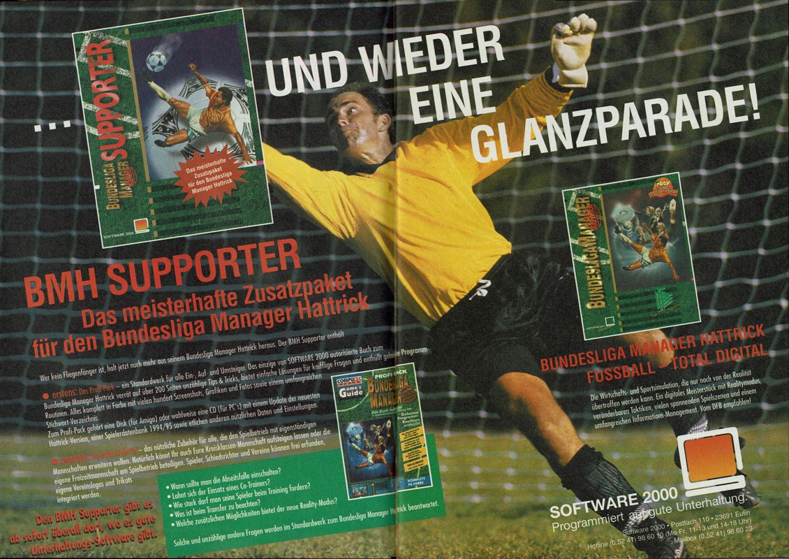 Football Limited Magazine Advertisement (Magazine Advertisements): PC Joker (Germany), Issue 03/1995
