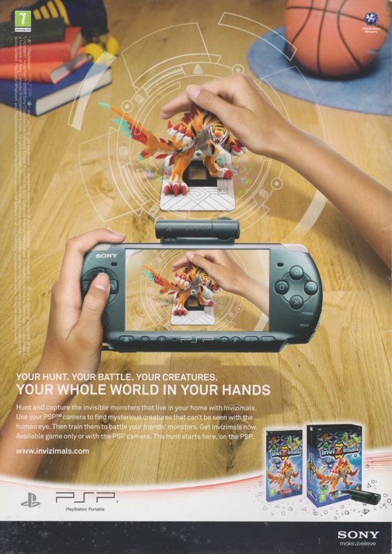 InviZimals Magazine Advertisement (Magazine Advertisements): Pokémon World (United Kingdom), Issue 97 (2009)